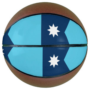 Ballon De Basket Basketball de taille réelle avec le drapeau du Min