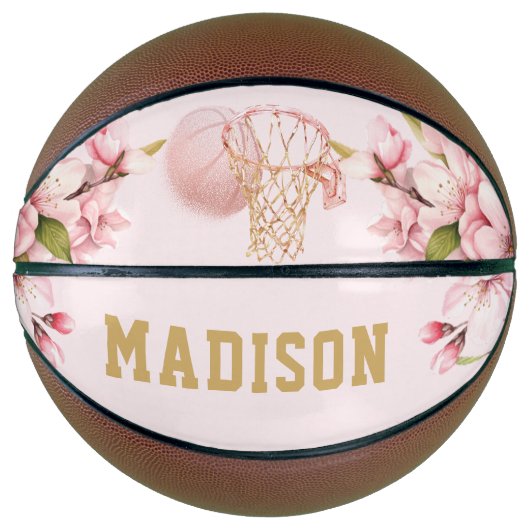 Ballon De Basket Basketball Luxury Girl Anniversaire (Devant)