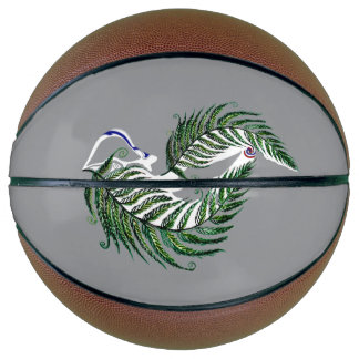 Ballon De Basket Basketball NZ Aotearoa Fern Design