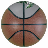 Ballon De Basket Basketball NZ Aotearoa Fern Design (Droite)