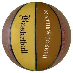 Ballon De Basket Basketball personnalisé moderne avec votre nom