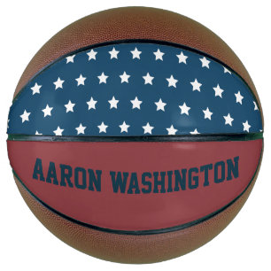 Ballon De Basket Basketball personnalisé patriotique classique