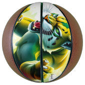 Ballon De Basket Basketball Personnalisé Taille Réelle (Vertical)