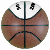 Ballon De Basket Basketball personnalisé – Votre texte ici (Droite)