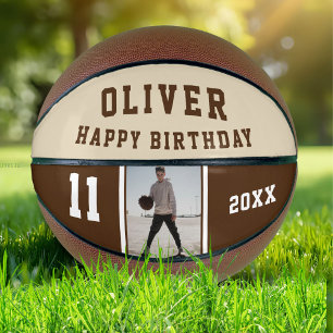 Ballon De Basket Basketball Photo Joyeux Anniversaire Moderne