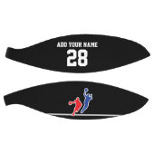 Ballon De Basket Basketball sur mesure, noir et blanc / baloncesto  (Panneaux)