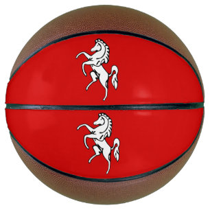 Ballon De Basket Basketball taille réelle avec drapeau du comté de