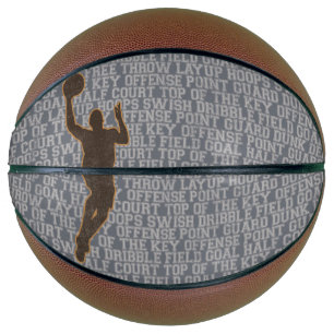 Ballon De Basket Basketball Words Boy Custom Basketball