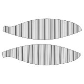 Ballon De Basket Belles rayures gris blanc (Panneaux)