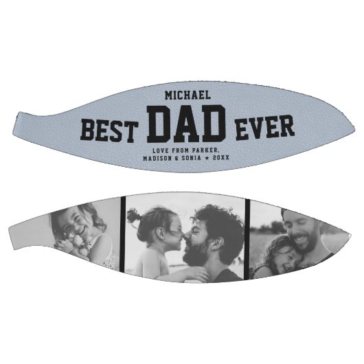 Ballon De Basket BEST DAD JAMAIS Cool Collage photo unique tendance (Panneaux)