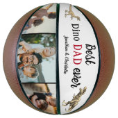 Ballon De Basket Best Dino Dad Ever Photo Collage (Vertical)