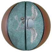 Ballon De Basket Béton bleu-gris (Vertical)