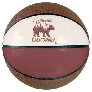 Ballon De Basket Bienvenue à California Bear Forest