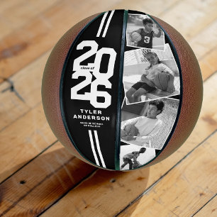 Ballon De Basket Black 2025 Graduation Senior 4 Photo