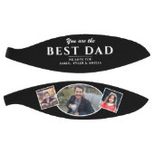 Ballon De Basket Black moderne Meilleur papa Père 3 Photo Collage (Panneaux)