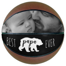 Black & White Meilleur Papa Ours Jamais Photo Pers