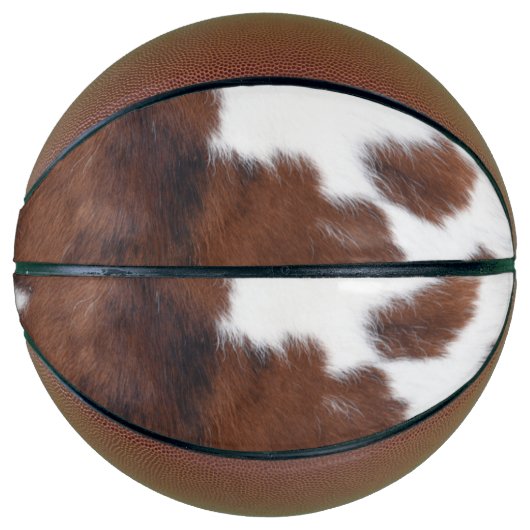 Ballon De Basket Blanc Brown (Devant)