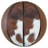 Ballon De Basket Blanc Brown (Vertical)