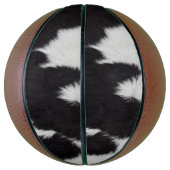 Ballon De Basket Blanc noir (Vertical)