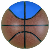 Ballon De Basket Bleu (Crayola) (couleur solide) (Droite)