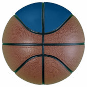 Ballon De Basket bleu denim solide (Droite)
