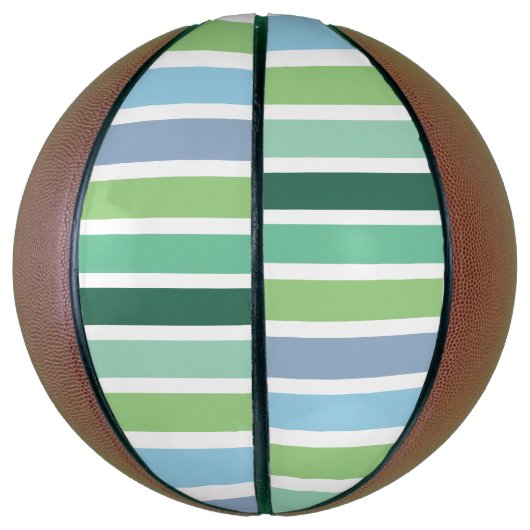 Ballon De Basket Bleu et vert (Vertical)