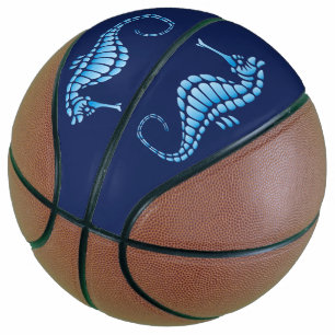 Ballon De Basket Bleu marin