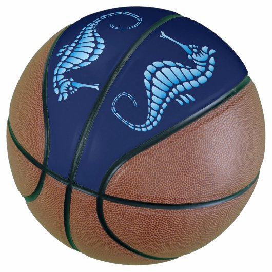 Ballon De Basket Bleu marin (Incliné)