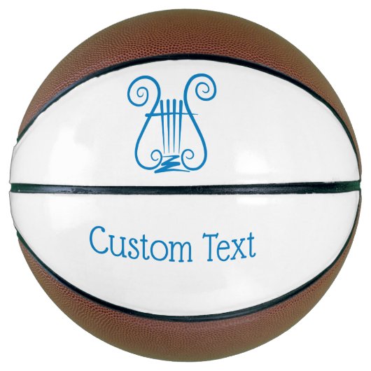 Ballon De Basket Blue Lyre (Devant)