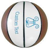 Ballon De Basket Blue Lyre (Vertical)