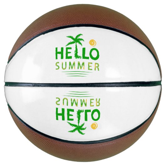 Ballon De Basket Bonjour été (Devant)