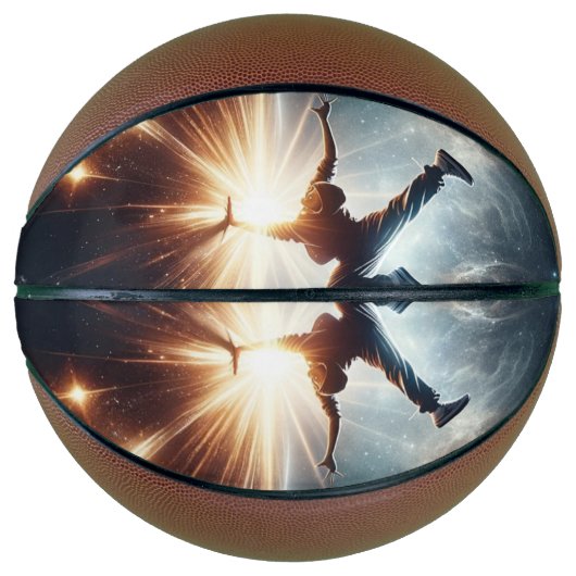Ballon De Basket Breakdancer en action, Ai, Action dans la Galaxie (Devant)