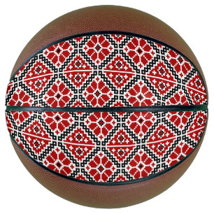 Ballon De Basket Broderie Ethnique Slave, Traditionnelle Balkanique