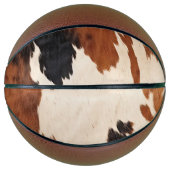 Ballon De Basket Brown noir blanc (Devant)