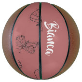 Ballon De Basket Buffets sur motif brouillard (Vertical)