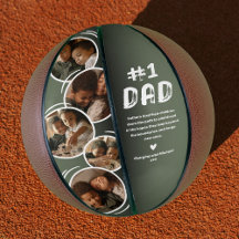 Cadeau de photo de basketball pour papa #1