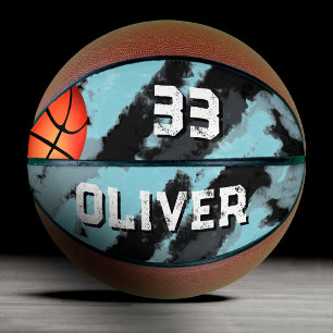 Ballon De Basket Cadeau Personnalisé Moderne Nom et Numéro du Joueu