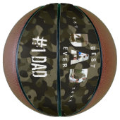 Ballon De Basket Cadre photo DAD Camouflage vert Motif #1 DAD (Vertical)