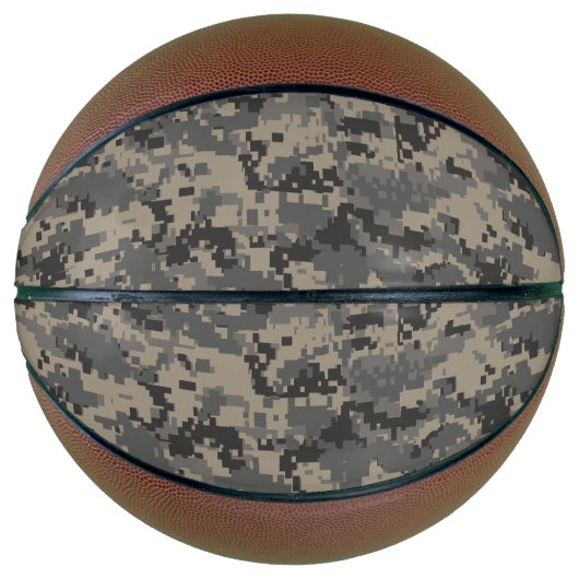 Ballon De Basket Camouflage numérique armée pixel photo imprimé (Devant)