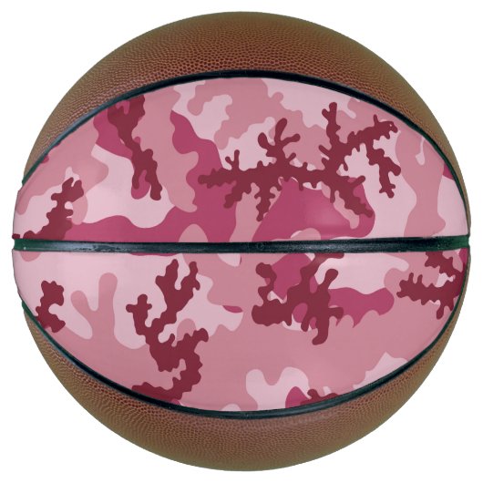 Ballon De Basket Camouflage rose (Devant)