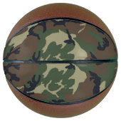 Ballon De Basket camouflage vert Brown (Devant)