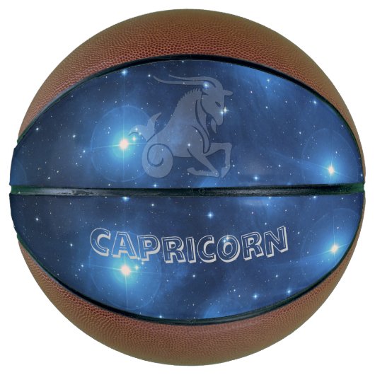 Ballon De Basket Capricorne transparent (Devant)