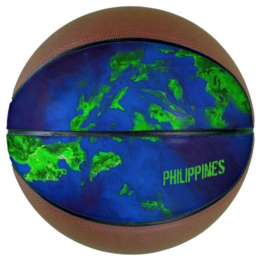 Ballon De Basket Carte des Philippines (Devant)