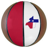 Ballon De Basket Carte du drapeau du Texas (Vertical)