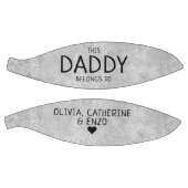 Ballon De Basket Ce Papa Appartient Aux Enfants Noms Fête des pères (Panneaux)