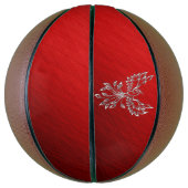 Ballon De Basket Cendres noires rouges et Phoenix (Vertical)