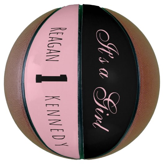 Ballon De Basket C'est une fille (Vertical)