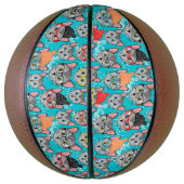 Ballon De Basket Chat dans le casquette (Vertical)