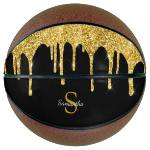 Ballon De Basket Chic Gold Parties scintillant Drivers Sparkle Blac
