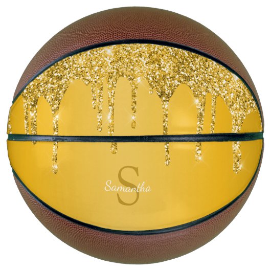 Ballon De Basket Chic Gold Parties scintillant Drivers Sparkle Mono (Devant)